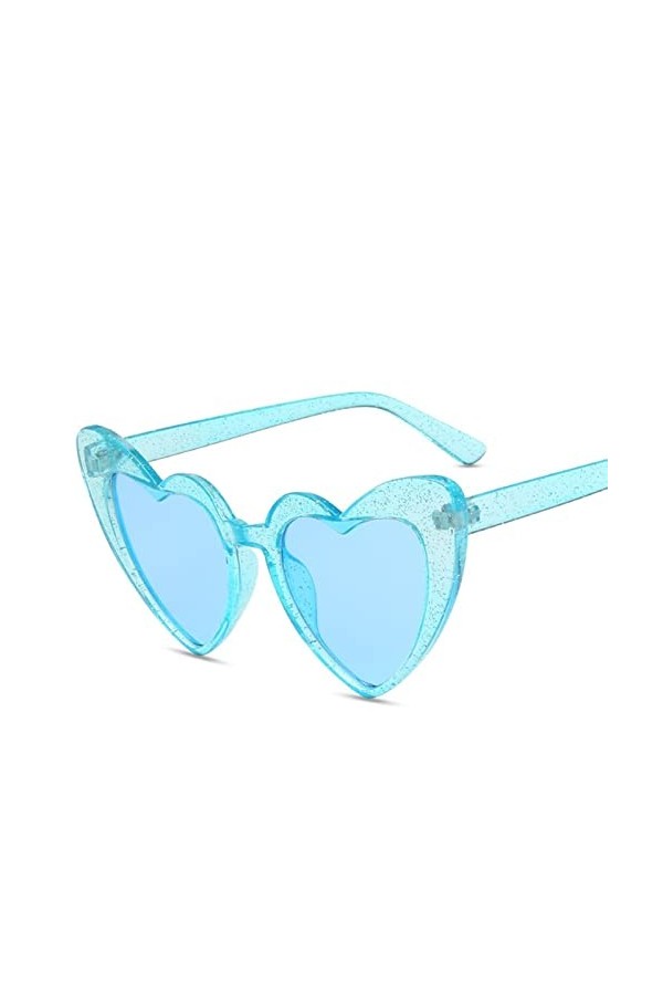 Lunettes de soleil en forme de cœur damour for hommes et femmes, UV400, for vacances, plage, fête, pilote, Sport, cadeau Co