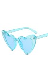 Lunettes de soleil en forme de cœur damour for hommes et femmes, UV400, for vacances, plage, fête, pilote, Sport, cadeau Co