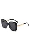 EkeNoz Lunettes de soleil UV400 à grande monture for femmes, vacances en plein air, plage, fête, banlieue, tendance, Shopping