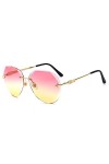 LUOXUEFEI De Soleil Lunettes Lunettes De Soleil Sans Monture Femmes Conduite Lunettes De Soleil Hommes Shades Eyewear Lens