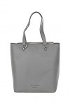 Ted Baker Amarie Grand sac fourre-tout en cuir avec sangle Gris, Noir