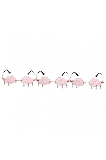 GALPADA 3 Paires Nuage Foudre Soleil Lunettes De Vue Sans Monture Des Lunettes De Soleil Lunettes Sans Monture Lunettes De So