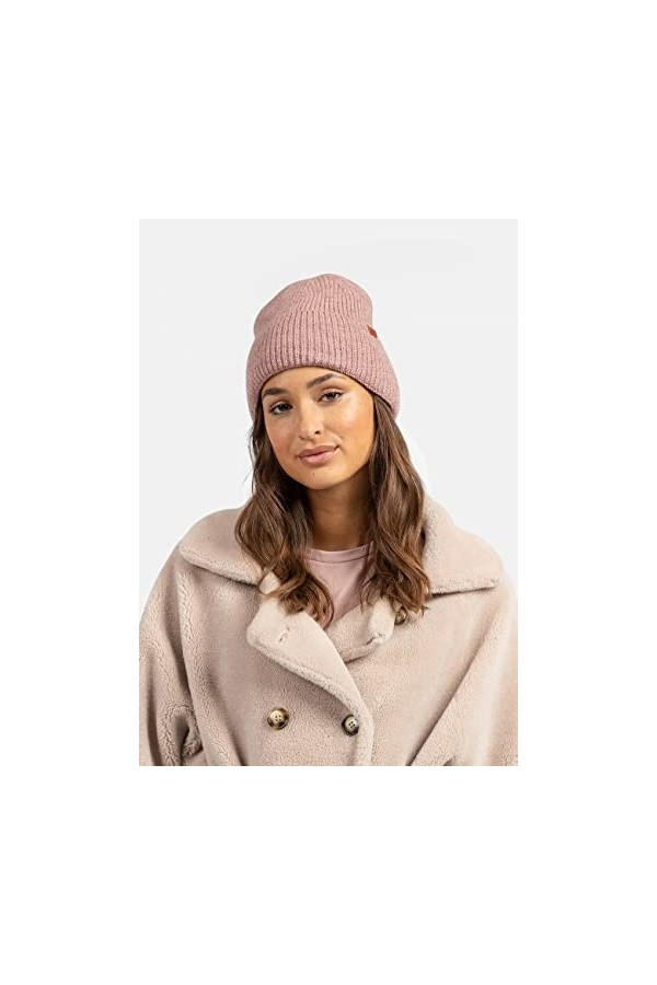 BICKLEY + MITCHELL Bonnet en Maille Fine pour Femme 2075-01-12-66, Rose, Taille Unique