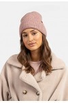 BICKLEY + MITCHELL Bonnet en Maille Fine pour Femme 2075-01-12-66, Rose, Taille Unique