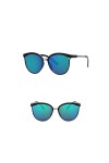 HPIRME Lunettes de soleil œil de chat Femme Shades Lunettes de soleil Femme Petits points blancs UV400,4,Taille unique