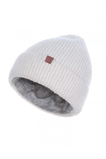 BICKLEY + MITCHELL Bonnet Super Doux et Cozy pour Femme avec Doublure en Fausse Fourrure 2018-01-10-17, Lin, Taille Unique
