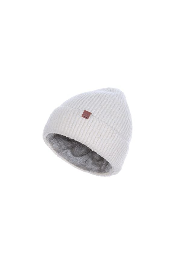 BICKLEY + MITCHELL Bonnet Super Doux et Cozy pour Femme avec Doublure en Fausse Fourrure 2018-01-10-17, Lin, Taille Unique