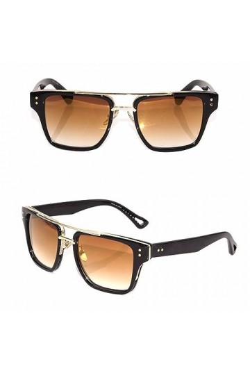 HPIRME Petite taille carrée hommes femmes lunettes de soleil bon miroir lunettes de soleil UV400, 6, taille unique