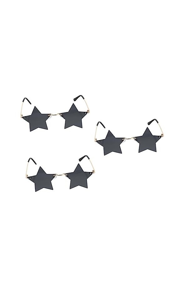 Adorainbow 3 Paires De Lunettes De Soleil De Fête Vintage Lunettes De Soleil Pour Femmes Lunettes De Soleil Pour Le Bal Acces