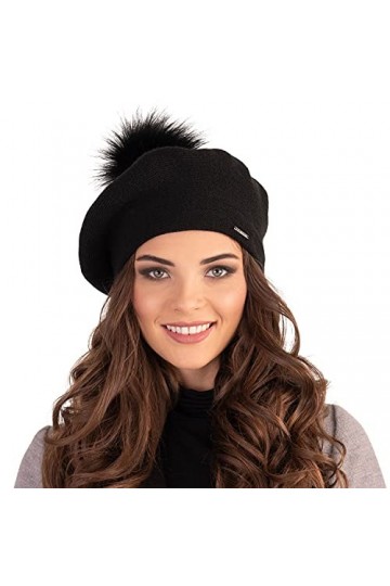 VIVISENCE Bonnet Béret Classique Et Élégant 7035, Bleu Clair,UNI