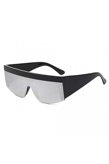 QFSLR Lunettes De Soleil Une Pièce À Grande Monture Coupe-Vent pour Hommes Et Femmes, Protection UV400 Adaptée À La Conduite,