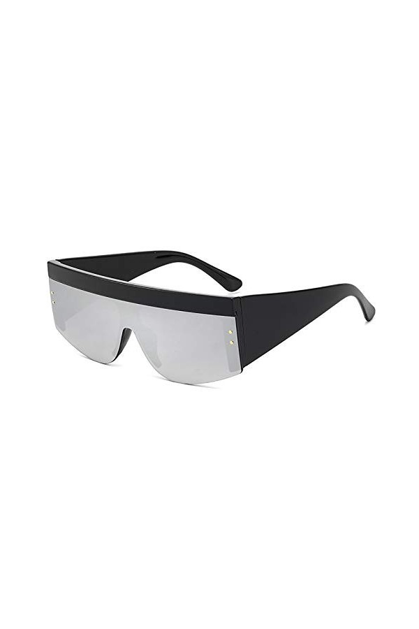 QFSLR Lunettes De Soleil Une Pièce À Grande Monture Coupe-Vent pour Hommes Et Femmes, Protection UV400 Adaptée À La Conduite,