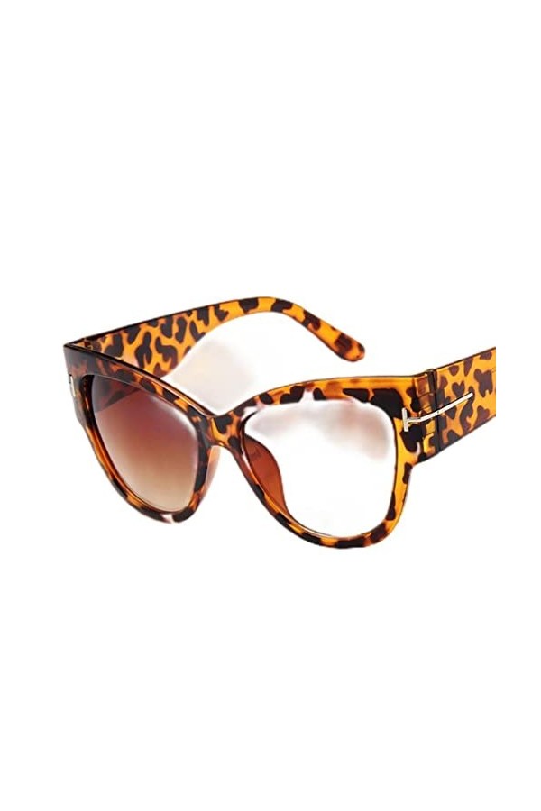 PAXAS Lunettes de soleil surdimensionnées 2023 pour femme - Design de luxe T tendance - Œil de chat noir - Lunettes de soleil