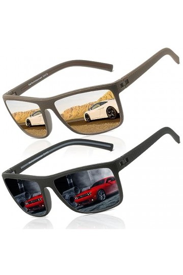 Perfectmiaoxuan Lunettes de soleil polarisées hommes femmes Mode Sommer Vacances Extérieur Conduite Pêche léger TR90 incassab