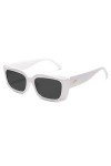 SOJOS Lunettes de soleil rectangulaires femmes à la mode pour petit visage 90s Retro Shades Sunnies Gafas de sole Chunky Ang