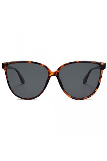 SOJOS Lunettes De Soleil Cateye Classiques Surdimensionnées Vintage Shades UV400 SJ2096 Avec Monture Tortoise Brun Foncé/Verr