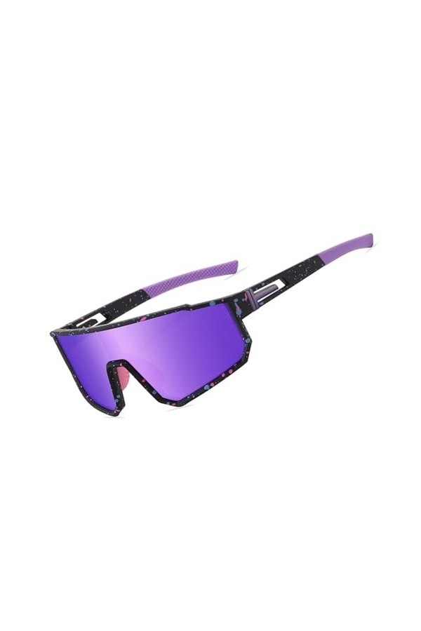 ZISTRFLO Lunettes de soleil polarisées pour hommes, femmes, jeunes et enfants, lunettes de soleil sport UV400, B02