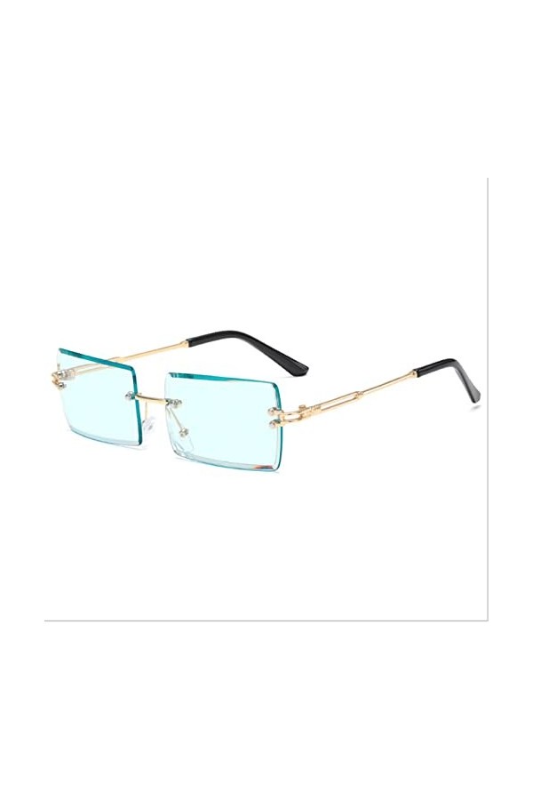 Lunette De Soleil Homme Femme Lunettes De Soleil Rectangulaires À La Mode Lunettes De Cyclisme Anti-Uv Pour Femmes Lunettes S