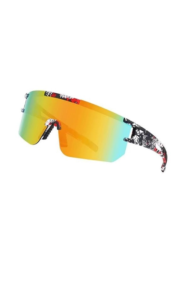 ZISTRFLO Lunettes de soleil de sport polarisées pour hommes, femmes, jeunes, enfants, lunettes de soleil de sport UV400 pour 
