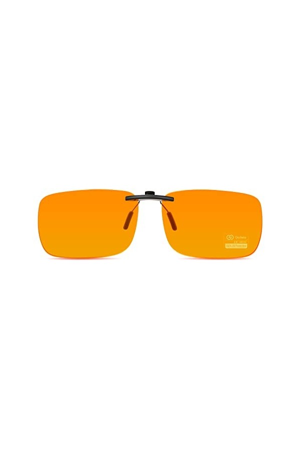 Goiteia Lunettes de soleil polarisées à clipser pour homme et femme, Coupe compacte, Non rabattable