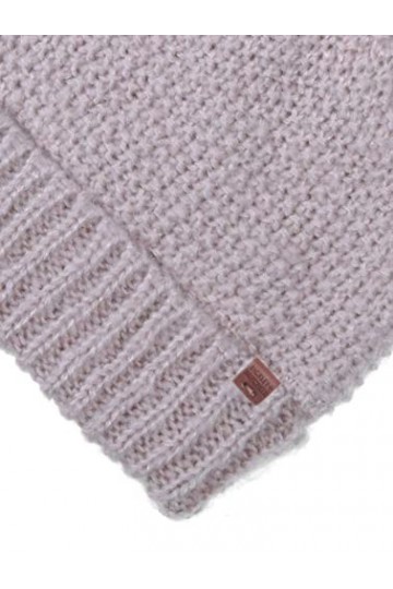 BICKLEY + MITCHELL Soft Knitted Pom Bonnet pour Femme avec Doublure en Peluche 2022-01-10-167, LT Pink Twist, Taille Unique