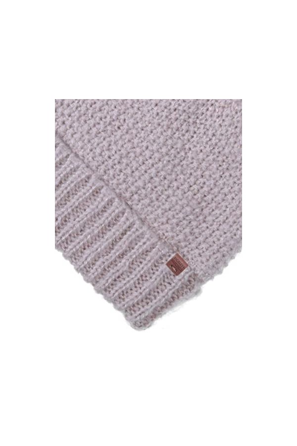 BICKLEY + MITCHELL Soft Knitted Pom Bonnet pour Femme avec Doublure en Peluche 2022-01-10-167, LT Pink Twist, Taille Unique