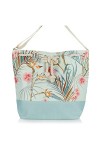 com-four® Sac de Plage - Shopper pour Femmes pour Le Shopping - Sac de Piscine Moderne pour Les Articles de Plage - Sac à ban