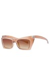 MUTYNE Lunettes de Soleil Oeil de Chat pour Femmes de Mode Classique Lunettes de Soleil Vintage pour Dames Monture Verte Lune