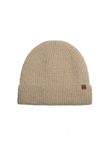 BICKLEY + MITCHELL Bonnet Super Doux et Cozy pour Femme avec Doublure en Fausse Fourrure 2018-01-10-15, Beige, Taille Unique