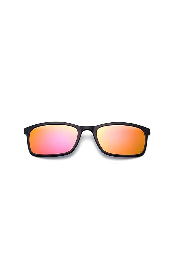 NIUASH Lunettes de Soleil polarisées Lunettes de Soleil polarisées Hommes Femmes Clip magnétique sur Lunettes TR90 Lunettes o