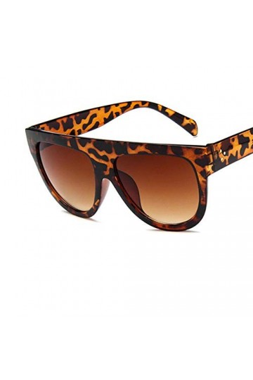 ZYIZEE Lunettes de Soleil Lunettes de Soleil Rondes rétro Yeux de Chat léopord Tortue Lunettes de Soleil pour Femmes Lunettes