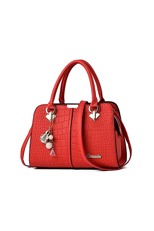 FANDARE Elégant Sac à Main Femme Sacs à bandoulière Sacs à dos porté travers Voyage Sac Cabas Shopper Sacoches Messenger Besa