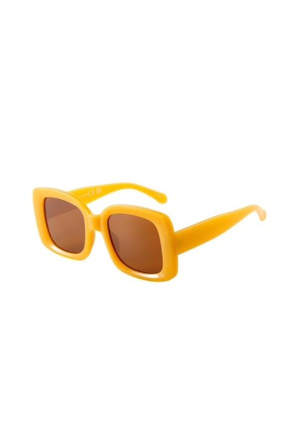 MUTYNE Lunettes de soleil carrées uniques hommes femmes nouvelles nuances vintage léopard luxe grandes lunettes de soleil UV4