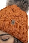 VIVISENCE Filloo Bonnet Et Écharpe Ensemble dhiver 7014Kmpl, Orange,UNI