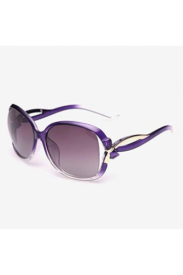 YUANCHENG Femmes lunettes de soleil polarisées surdimensionnées Vintage conduite UV400 Protection lunettes de soleil polarisé