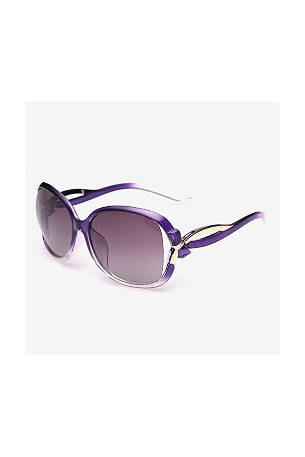 YUANCHENG Femmes lunettes de soleil polarisées surdimensionnées Vintage conduite UV400 Protection lunettes de soleil polarisé