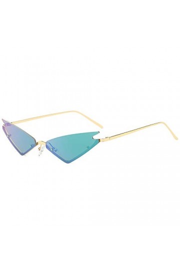 HAOMAO Unique Uv400 Lunettes de Soleil Oeil de Chat pour Femmes Miroir lentille Lunettes Hommes Lunettes de Plein air Nuances