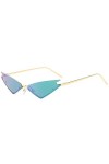 HAOMAO Unique Uv400 Lunettes de Soleil Oeil de Chat pour Femmes Miroir lentille Lunettes Hommes Lunettes de Plein air Nuances