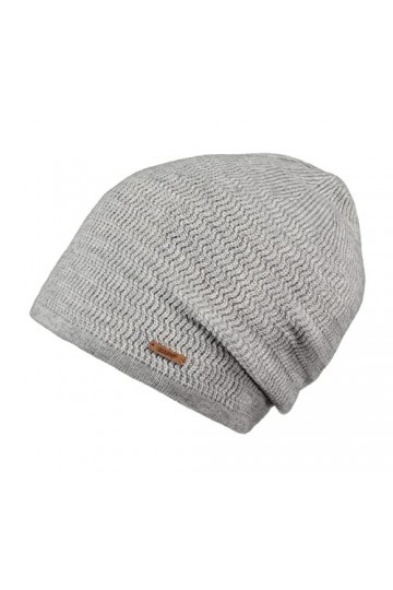 Barts Jonni Beanie Bonnet, Gris mélange, Taille Unique Femme