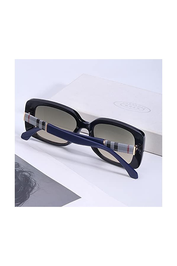 BANLV Lunettes de Soleil Femmes Lunettes de Soleil carrées Femmes Lunettes coréennes Femmes Europe et Amérique