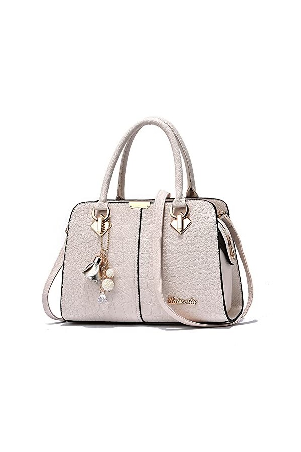 FANDARE Elégant Sac à Main Femme Sacs à bandoulière Sacs à dos porté travers Voyage Sac Cabas Shopper Sacoches Messenger Besa