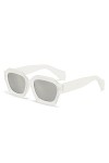 Lunettes de soleil carrées for hommes et femmes, for vacances en plein air, tendance, Sport, cadeau Color : E, Size : 1 