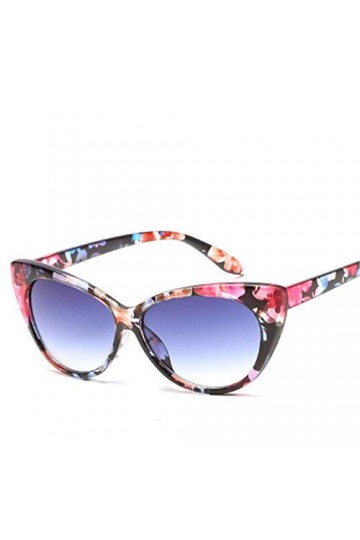 ZYIZEE Lunettes de Soleil Petit Classique Femmes Lunettes de Soleil Femme Vintage en Plastique Oeil de Chat Lunettes de Solei
