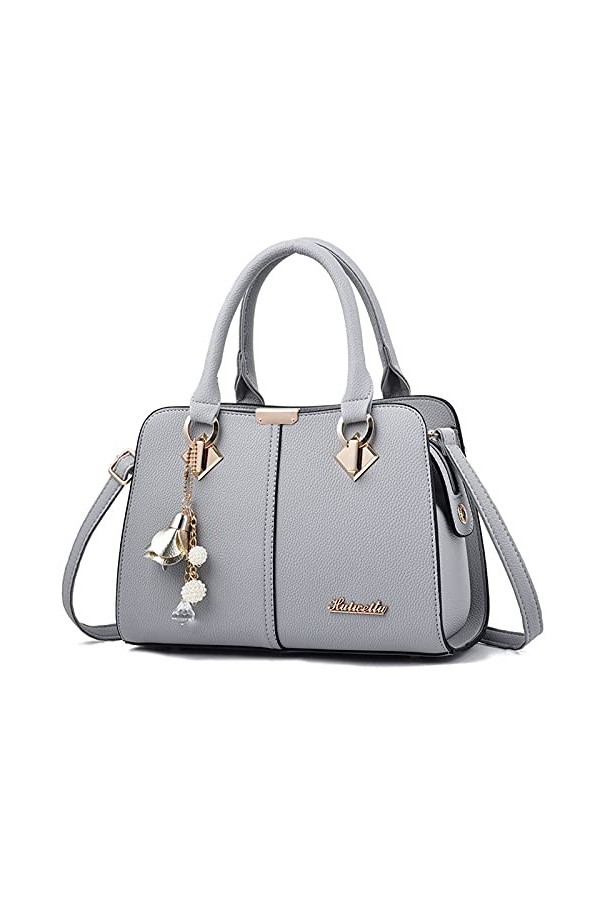 FANDARE Elégant Sac à Main Femme Sacs à bandoulière Sacs à dos porté travers Voyage Sac Cabas Shopper Sacoches Messenger Besa