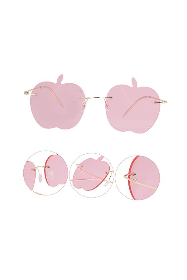 GALPADA 3 Paires Lunettes De Soleil Drôles Lunettes De Soleil Tendance Pour Femmes Lunettes De Soleil Colorées -forme Lunette
