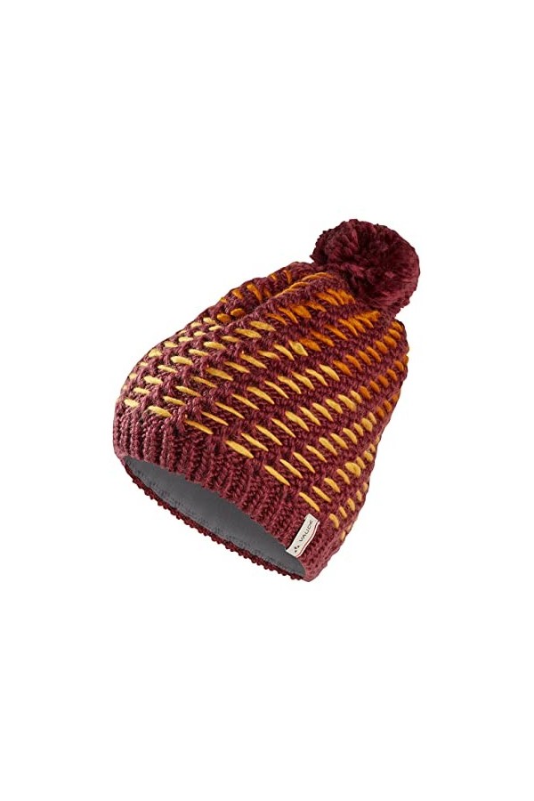 VAUDE Valgadena Bonnet II, Dark Cherry, Taille Unique Mixte