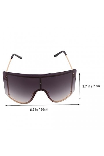 Yardwe 1 Paire De Lunettes De Soleil Pour Hommes Lunettes De Soleil DÉté Lunettes De Mode Pour Femmes Vêtements Décoration É