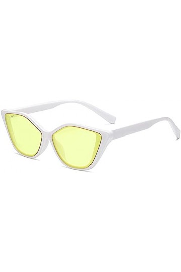 Lunettes de soleil œil de chat tendance pour femme - Lunettes de soleil vintage de luxe UV400 - Couleur : 3