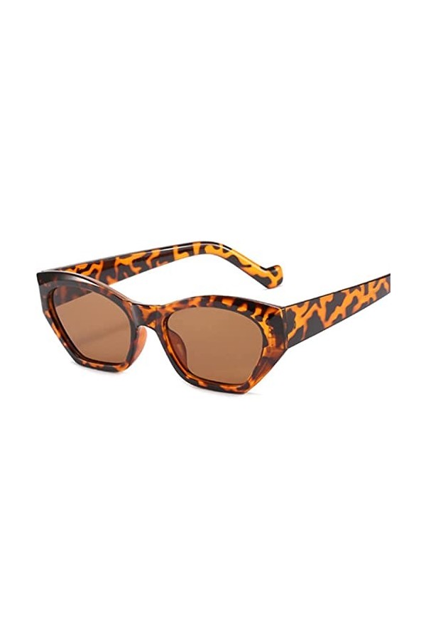 DIPISO des Lunettes de Soleil, Lunettes de Soleil Oeil de Chat Femme Petite Monture Lunettes de Soleil Femme Bonbons Couleurs
