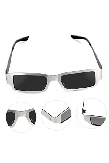 SHERCHPRY 2 Pièces Lunettes De Soleil Carrées Lunettes De Mode Pour Femmes Lunettes De Soleil Rétro Vintage Lunettes De Solei